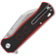 QSP Knife Swordfish Button Lock Blk/Rd
