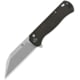 QSP Knife Swordfish Folding Knife, 4.5in Closed, 3.63in Stonewash 14C28N Sandvik SS Blade, Dark Brown Micarta Handle, QS149-C1