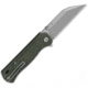 QSP Knife Swordfish Button Lock Green