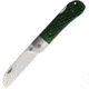 QSP Knife Worker Lockback Green Bone