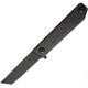 Quartermaster Arthur Fonzarelli Framelock Folding Knife, 3.75in Limo Tint Finish Cpm S35Vn SS Tanto Blade, Limo Tint Titanium Handle With Carbon Fiber Front Handle, Pocket Clip, QSE15LT