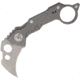 Quartermaster BA Baracas Karambit SW Folding Knife,2.5in,CPM 154 Steel,Standard Edge,Stonewash,Titanium Handle QTR2Z