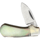Queen City Cub Lockback Black Pearl Folding Knife, Mirror finish stainless spear blade, Black pearl handle, KC017R /QC010