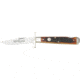 Queen Swing Guard Lockback Fold Knife, D2 tool steel clip blade, Aged honey amber stag bone handle QN1LACSB