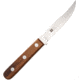 R. Murphy The Hunter SS Fixed Blade Knife, 4.75in, Stainless Steel, Brushed, Wood Handle RMHUNTSBU