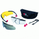 Radians Impact Resistant Clear/Gray/Vermillion Glasses w/UV Polycarbonate L PAVC11281