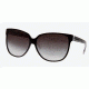 Ralph RA 5085 Sunglasses Styles Black/White/Crystal Frame / Gray Gradient Lenses, 550-11-5912
