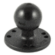Ram Mounts RAM 2.5in Diameter Base with 1.5in Ball, Black 84128.01.100