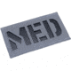 Raptor Tactical Laser Cut Reversible Patch, Tactical Grey, RV-TG