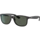 Ray-Ban ANDY RB4202 Sunglasses 606971-55 - Matte Black Frame, Dark Grey Lenses