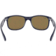 Ray-Ban ANDY RB4202 Sunglasses 615355-55 - Shiny Blue On Matte Top Frame, Green Mirror Blue Lenses