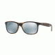 Ray-Ban ANDY RB4202 Bifocal Prescription Sunglasses RB4202-710-Y4-55 - Lens Diameter 55 mm, Frame Color Shiny Havana