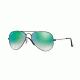 Ray-Ban Aviator Large Metal Prescription Sunglasses RB3025 RB3025-002-4J-58 - Lens Diameter 58 mm, Frame Color Shiny Black