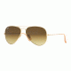 Ray-Ban Aviator Large Metal Prescription Sunglasses RB3025 RB3025-112-85-55 - Lens Diameter 55 mm, Frame Color Matte Gold