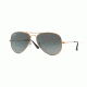 Ray-Ban Aviator Large Metal Prescription Sunglasses RB3025 RB3025-197-71-55 - Lens Diameter 55 mm, Frame Color Shiny Bronze
