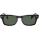 Ray-Ban Burbank JR RJ9083S Sunglasses, Dark Green Lenses, Black, 43, RJ9083S-100-71-43