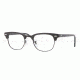 Ray-Ban Clubmaster Eyeglasses RX5154 with Rx Prescription Lenses 2077-4921 - Matte Black Frame