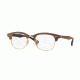 Ray-Ban CLUBMASTER RX5154M Eyeglass Frames 5560-51 - Walnut Rubber Black Frame