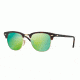 Ray-Ban Clubmaster Prescription Sunglasses RB3016 RB3016-114519-49 - Lens Diameter 49 mm, Frame Color Sand Havana/gold