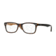 Ray-Ban Eyeglasses RX5228 with Rx Prescription Lenses 5057-50 - Top Dark Havana On Beige Text Frame