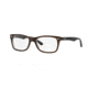 Ray-Ban Eyeglasses RX5228 with Rx Prescription Lenses 5076-50 - Top Brown On Opal Azure Frame