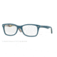 Ray-Ban Eyeglasses RX5228 with Rx Prescription Lenses 5407-50 - Top Blue On Texture Camuflage Frame