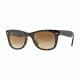 Ray-Ban Folding Wayfarer Prescription Sunglasses RB4105 RB4105-710-51-5420 - Lens Diameter 54 mm, Frame Color Light Havana
