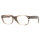Ray-Ban New Wayfarer Eyeglass Frames RX5184 5139-5018 - Striped Brown Frame