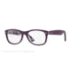 Ray-Ban New Wayfarer Eyeglasses RX5184 with Rx Prescription Lenses 5408-52 - Top Violet On Texture Frame