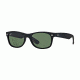Ray-Ban RB2132 SV Prescription Sunglasses - Black Rubber Frame / 52 mm Prescription Lenses, 622-5218