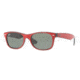 Ray-Ban New Wayfarer Prescription Sunglasses RB2132 RB2132-769-5218 - Lens Diameter: 52 mm, Frame Color: Top Dark Red On Black