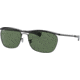 Ray-Ban Olympian II Deluxe RB3619 Sunglasses, Black, G-15 Green, 60, RB3619-002-58-60