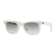 Ray-Ban Original Wayfarer Sunglasses RB2140 104832-5022 - Comics Top White Crystal Gray Gradient