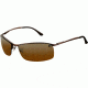 Ray-Ban RB 3183 Sunglasses, Brown Frame / Polarized Brown Pol. Grad. Silver Mirror Lenses, 014-84-6315