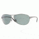Ray-Ban RB 3342 Sunglasses Styles - Gunmetal Frame / Crystal Green 60 mm Diameter Lenses, 004-6012
