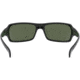 Ray-Ban RB 4075 Sunglasses, Black Frame / Crystal Green Polarized Lenses, 601-58-6116