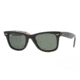 Ray-Ban Wayfarer Sunglasses, Buttons Pins Top Black Crystal Green 1052-5022