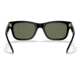 Ray-Ban RB2283 Mr Burbank Sunglasses - Mens, Black Frame, Green Polarized Lens, 58, RB2283-901-58-58