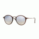 Ray-Ban RB2447NF Sunglasses 62569U-52 - Shiny Trasparent Brown Frame, Grey Flash Gradient Lenses