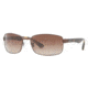 Ray-Ban RB3478 Progressive Prescription Sunglasses RB3478-014-51-6317 - Lens Diameter 63 mm, Frame Color Brown