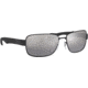 Ray-Ban RB3522 Sunglasses 006/82-61 - Matte Black Frame, Grey Mirror Silver Polar Lenses