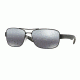 Ray-Ban RB3522 Sunglasses 006/82-64 - Matte Black Frame, Grey Mirror Silver Polar Lenses