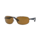 Ray-Ban RB3527 Sunglasses 012/83-61 - Matte Dark Brown Frame, Polar Brown Lenses