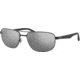 Ray-Ban RB3528 Sunglasses 006/82-61 - Matte Black Frame, Grey Mirror Silver Grad Polar Lenses