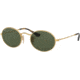 Ray-Ban RB3547N Sunglasses 001-48 - Gold Frame, Green Lenses