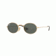 Ray-Ban RB3547N Sunglasses 001-54 - Gold Frame, Green Lenses