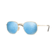 Ray-Ban RB3548NF Sunglasses 001/9O-54 - Gold Frame, Light Blue Flash Lenses
