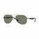 Ray-Ban RB3549 Single Vision Prescription Sunglasses, 58mm, Gunmetal, RB3549-004-9A-58-SV