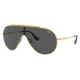 Ray-Ban RB3597 Wings Sunglasses - Men's, Legend Gold Frame, Dark Grey Lens, 33, RB3597-924687-33