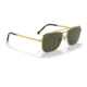 Ray-Ban RB3636 New Caravan Sunglasses, Legend Gold Frame, Green Lens, 55, RB3636-919631-55